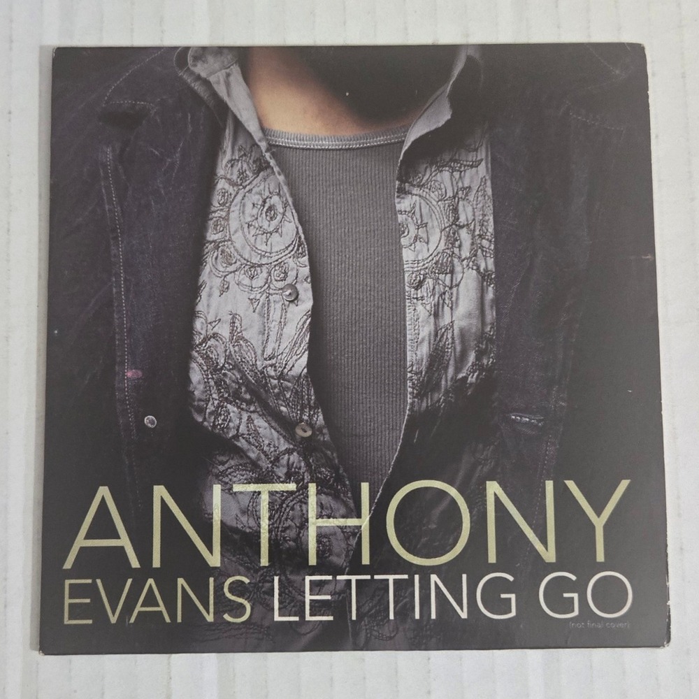 Anthony Evans Letting Go 2006 Advance Promo‎ Sampler CD Gospel 5 Track